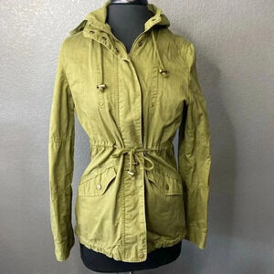LE3NO Green Utility Jacket Size Medium 1243